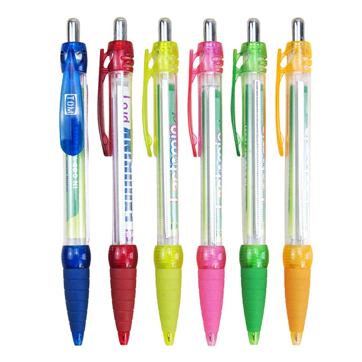 0.5mm Black Press Student Pulling/Drawing Ballpoint Pen 1