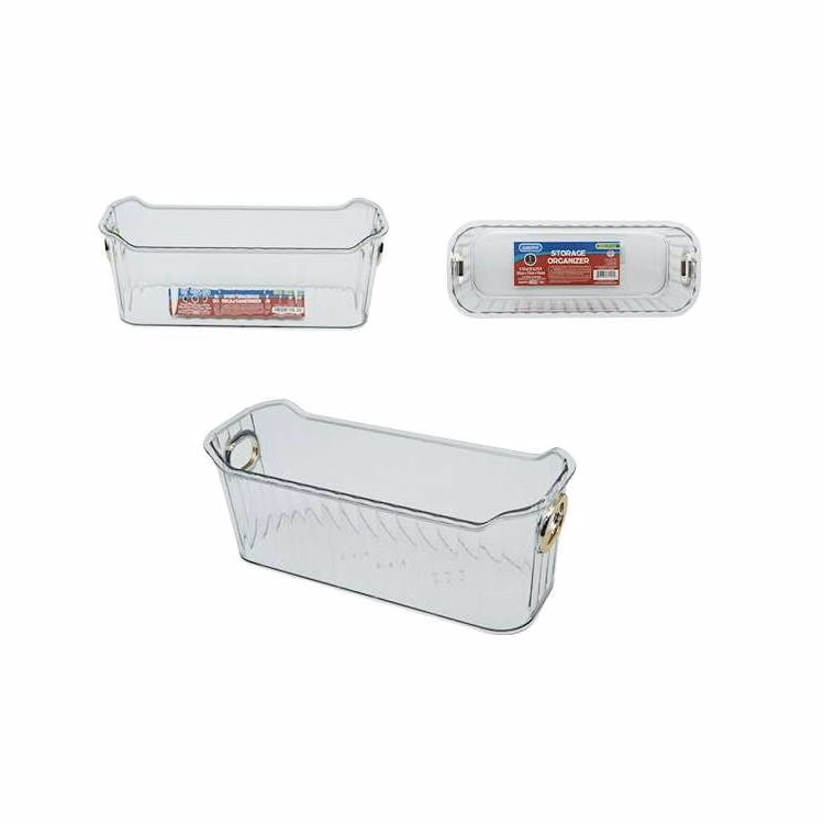 Storage Organizers with Gold Handles - Clear