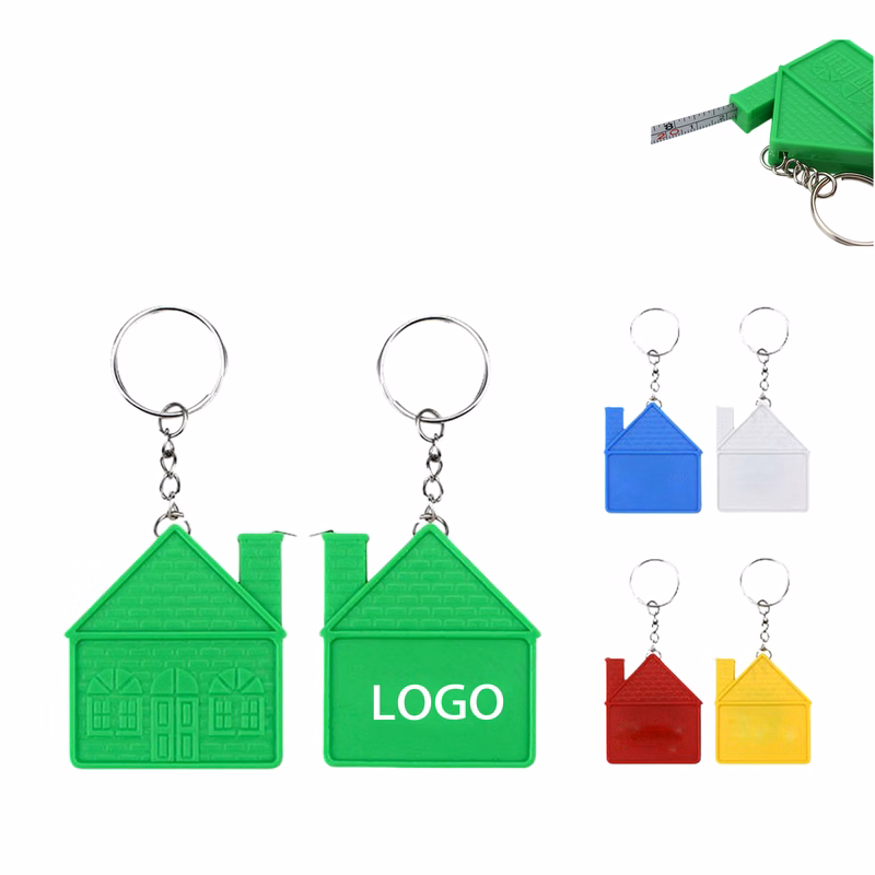 House Tape Measure Keychain