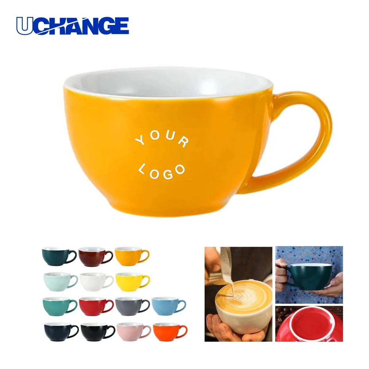Ceramic Coffee Cup Saucer Set for Tea or Espresso 1