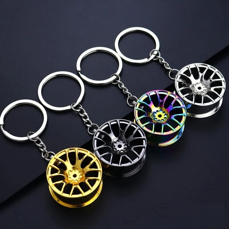 Auto Wheel Rim Keychain 1