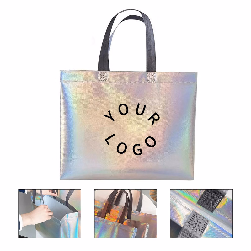 Glittery Non-Woven Gift Tote