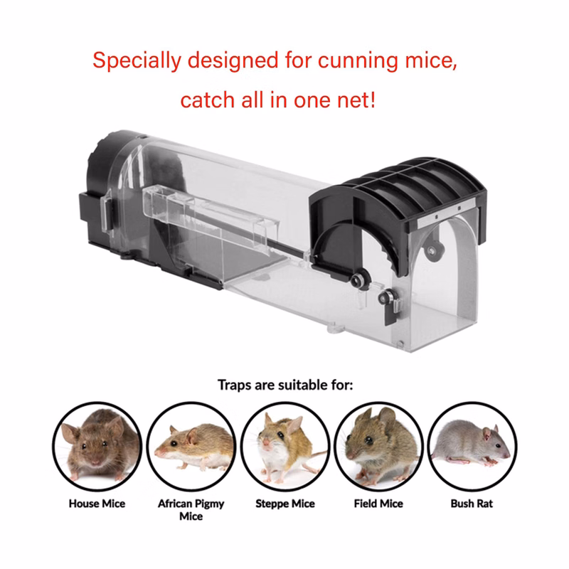Abs Safe and non-toxic live catch plastic pedal rat trap