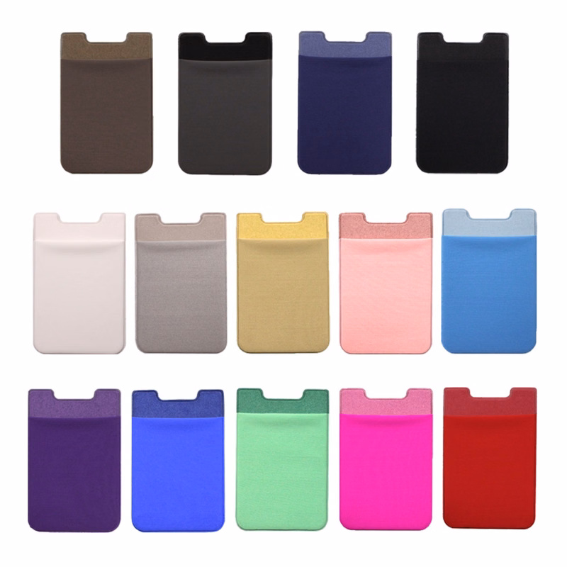 Lycra Phone Back Sticker Card Holder