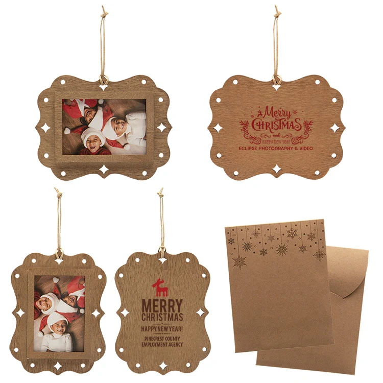 Wood Frame Photo Ornament 1