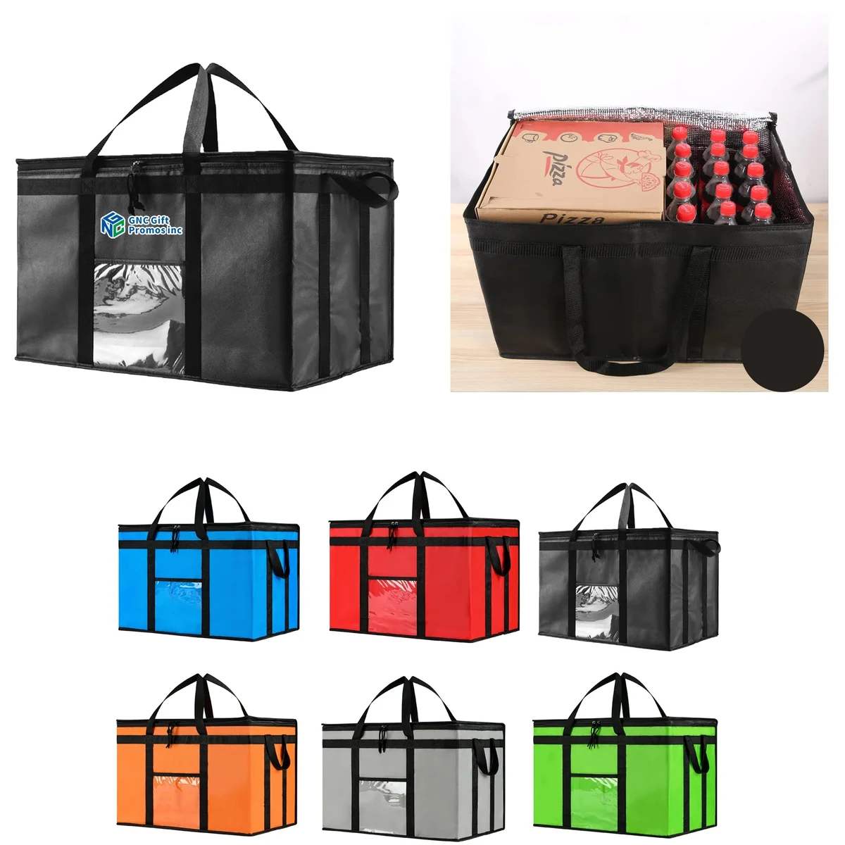 Large Capacity Reusable Insulated Food Delivery Bag 1