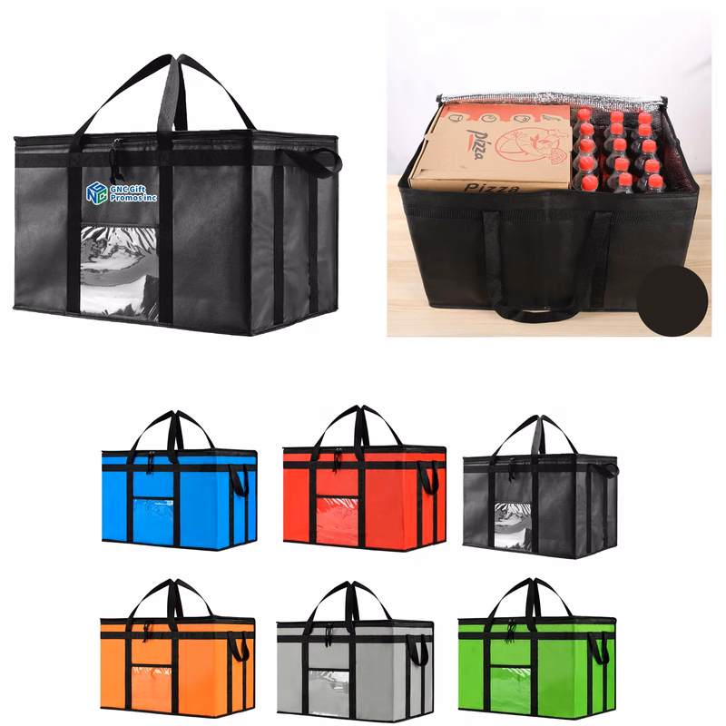 Large Capacity Reusable Insulated Food Delivery Bag