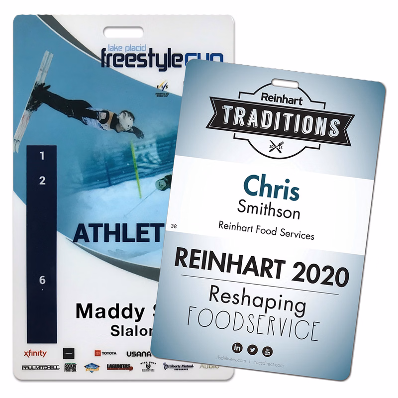 Plastic Event Badges