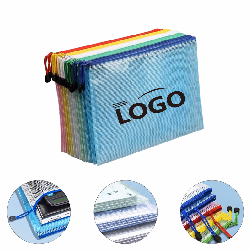 Durable A4 Zipper Document Pouch