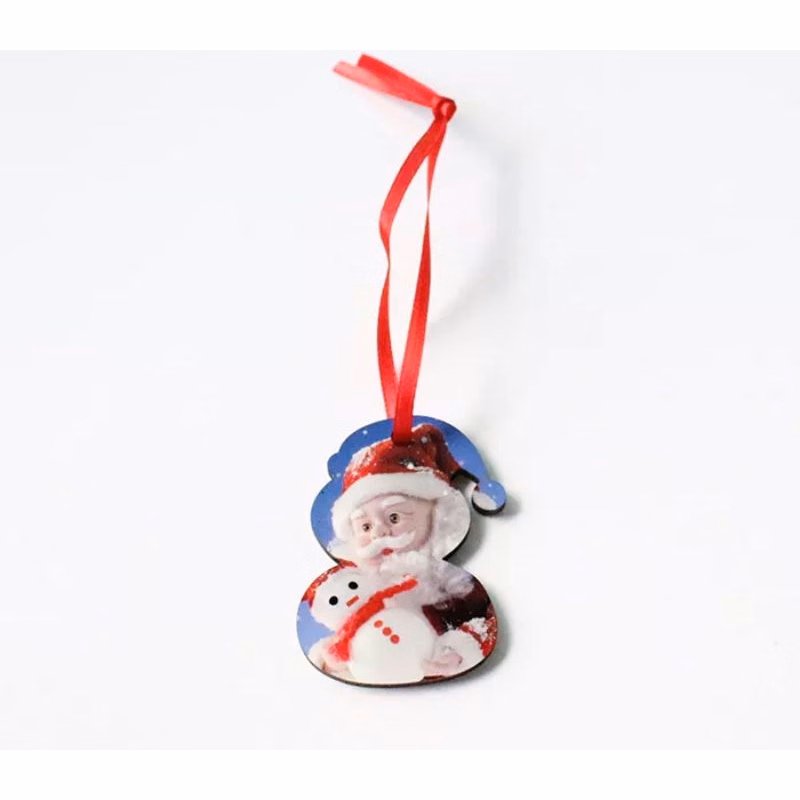 Snowman MDF Christmas Ornament