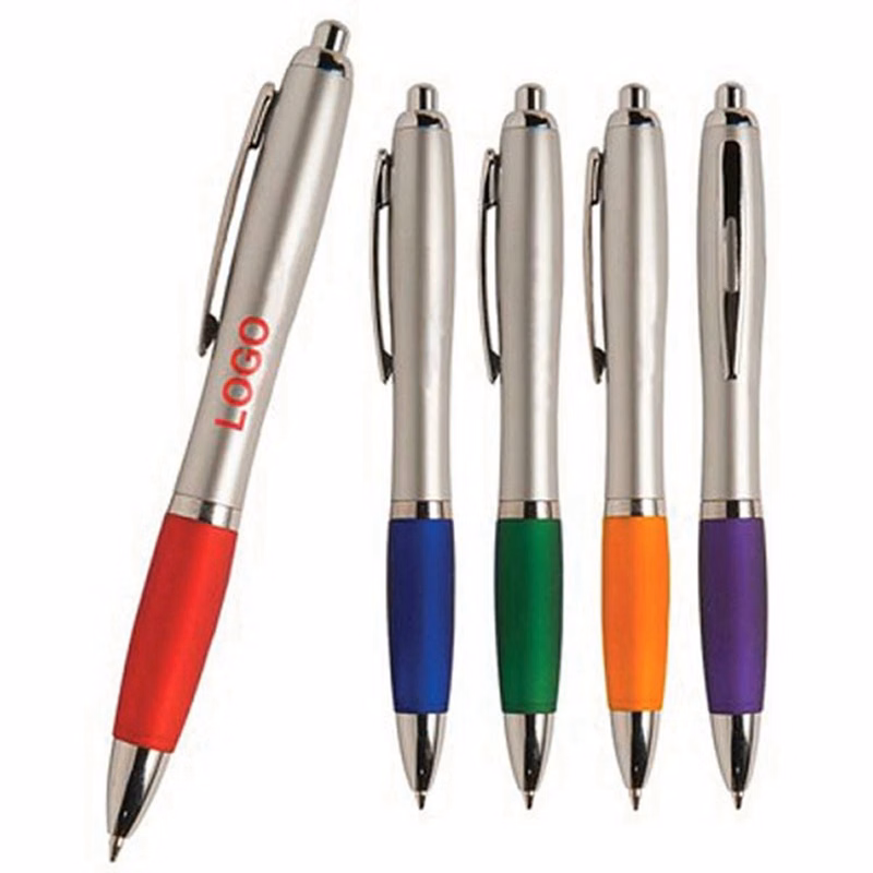 Silver Coated Gourd Shaped Ballpoint Pen