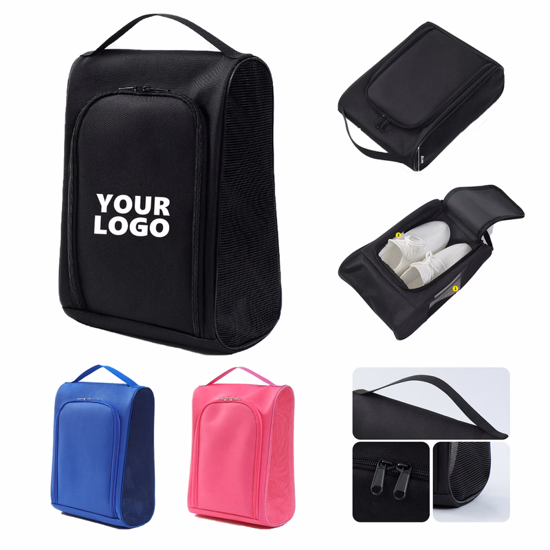 Oxford Travel Shoe Storage Bag With Carry Handle