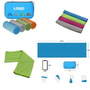 4 Pieces Soft Breathable Ice Towels 1
