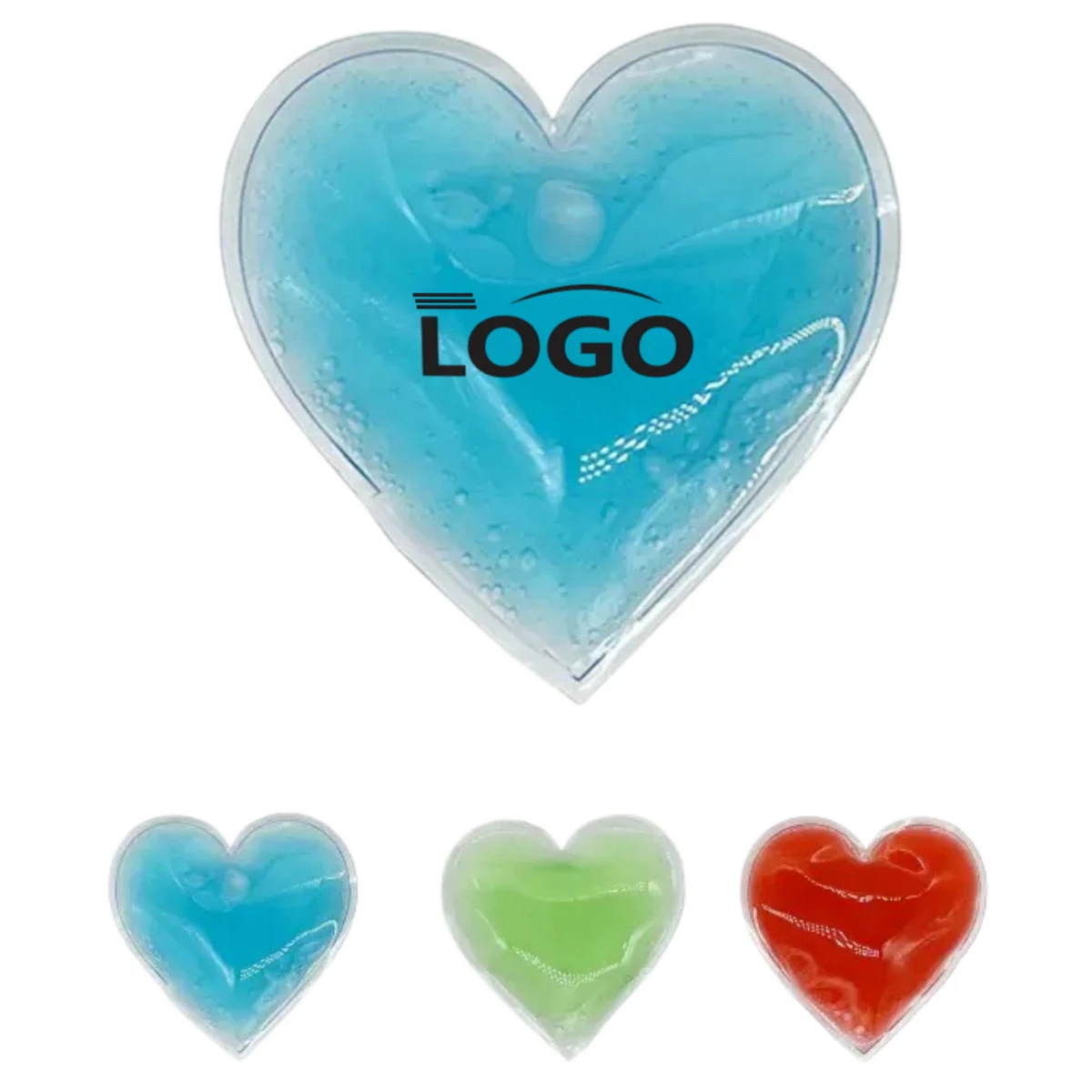 Heart Shaped PVC Reusable Gel Cold Pack 1
