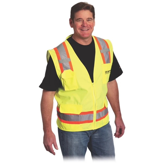 Two Tone 6 Pocket Surveyors Vest 1