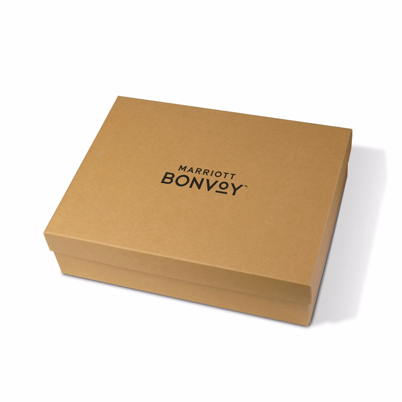 2-piece Eco Gift Box With Recycled Crinkle Paper