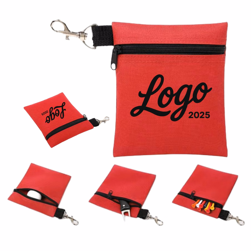 Small Storage Pouch With Hanging Clip