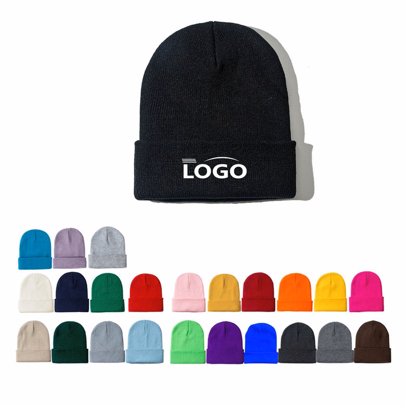 Unisex Acrylic Warm Beanie Hat Winter Outdoor Cap