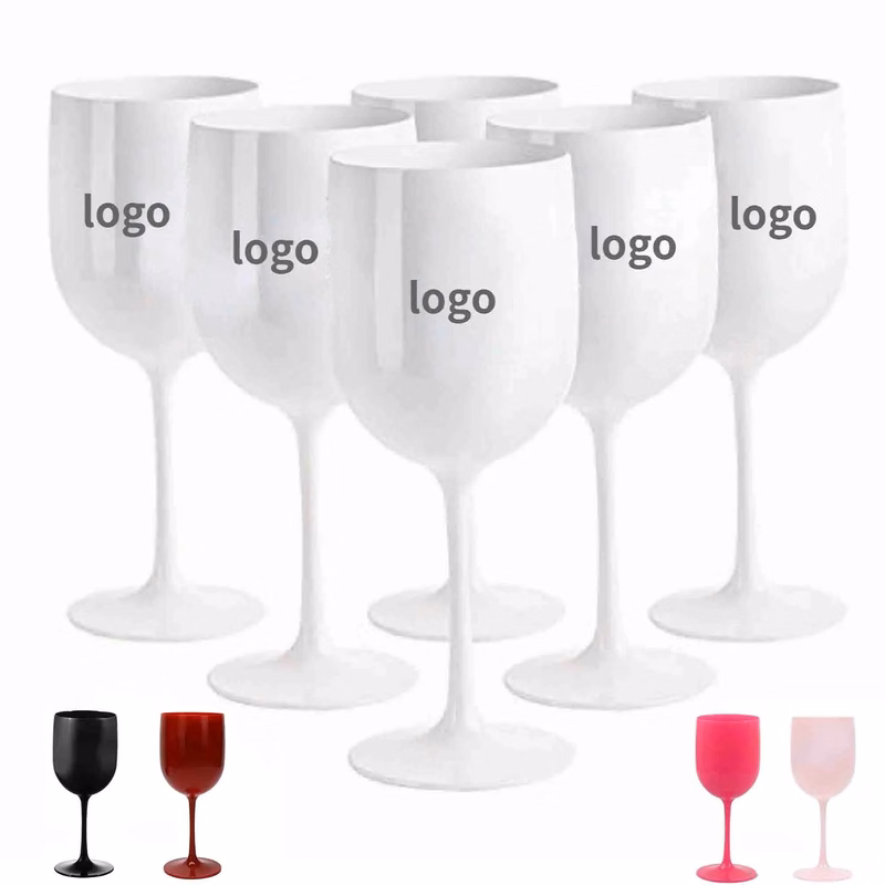 16 oz Plastic Wine Glasses