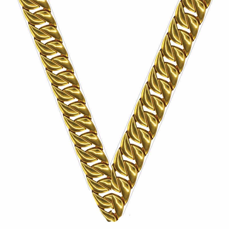 1-1/2" x 34" Sublimated Chain Neckband w/ Quick Clip