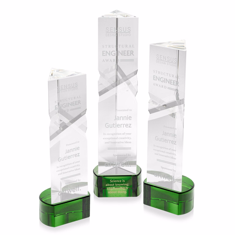 Oakham Award on Paragon Base - Green