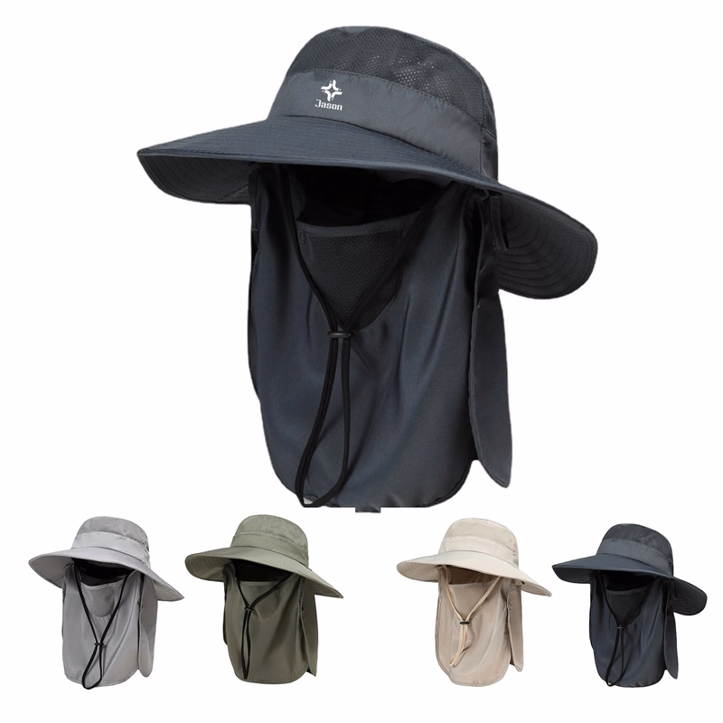 Unisex Fishing Hat,Sun Cap With Neck Flap