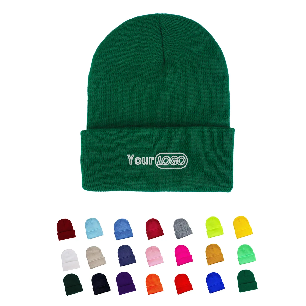 Winter Windproof Cuffed Beanie Hat 1