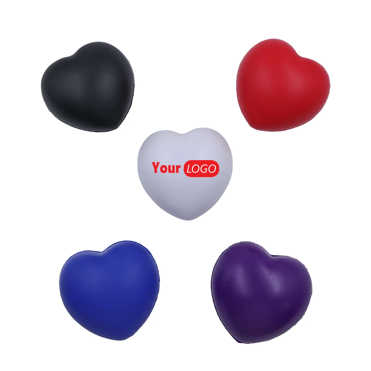 2.7" Heart Stress Ball 1