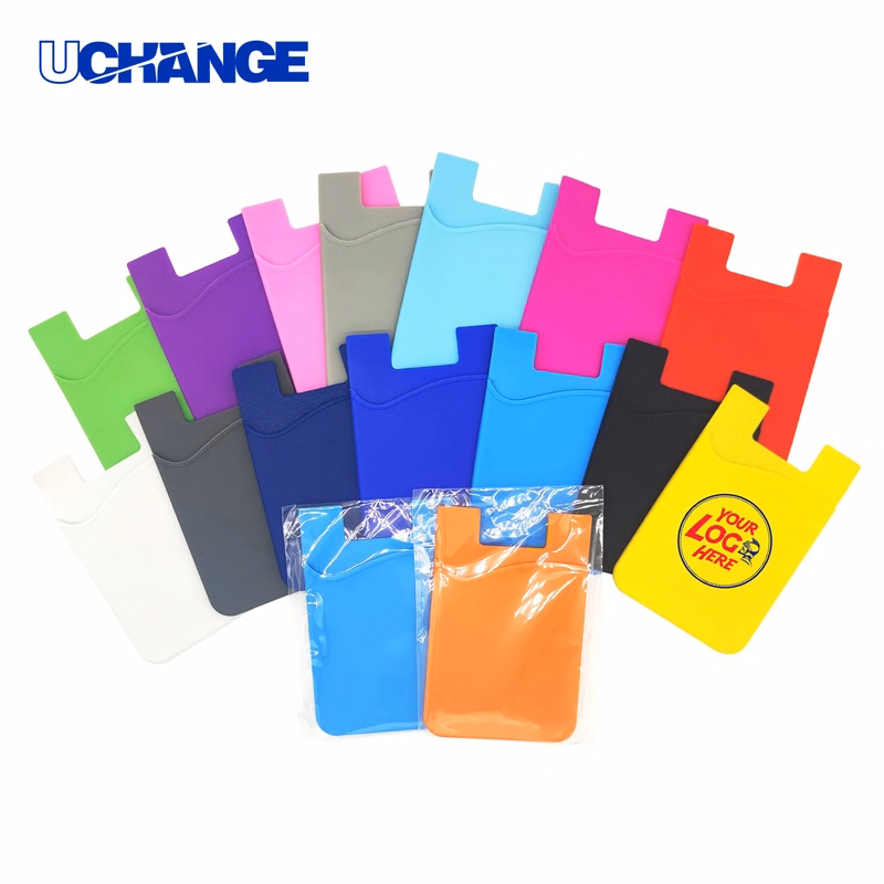 Silicone Back Stick Phone Card Holder
