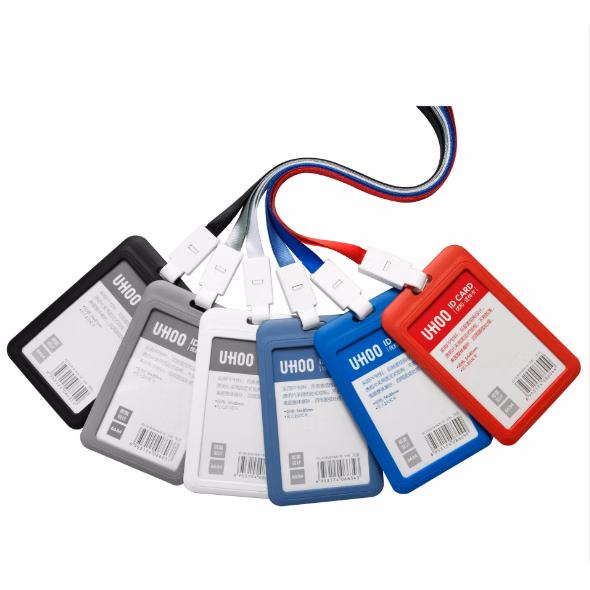 Lanyard badge work visit card set