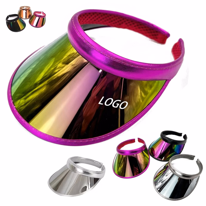 PVC Hairpin Sun Visor Hat