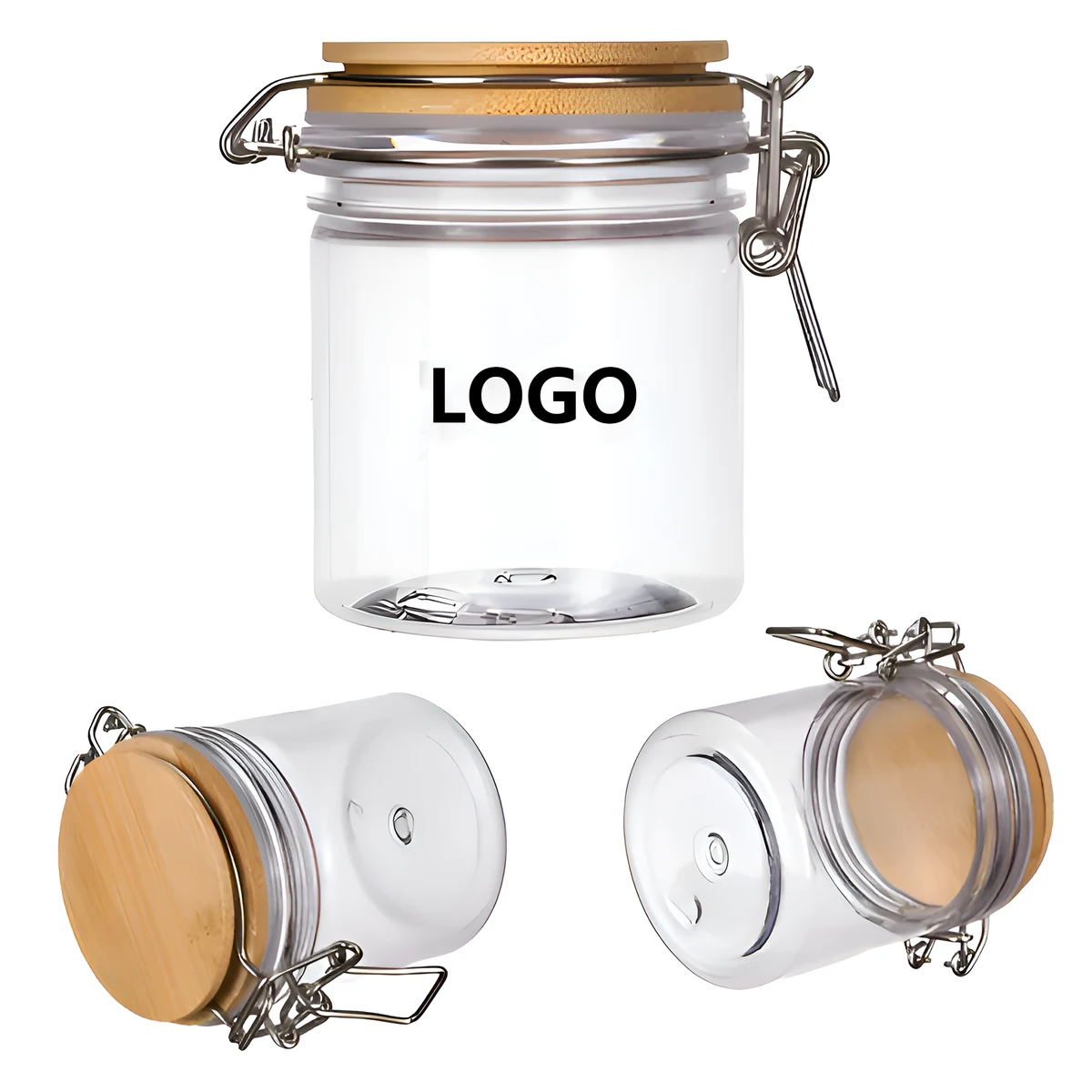 PCS Versatile 10 OZ Plastic Airtight Storage Jar 1