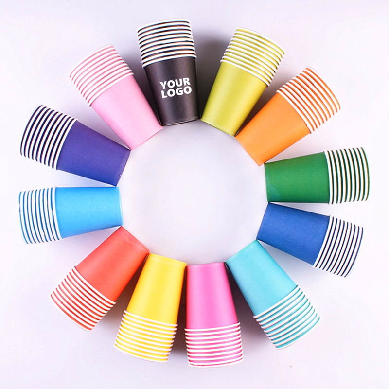 8.5 Oz Colored Disposable Paper Cup