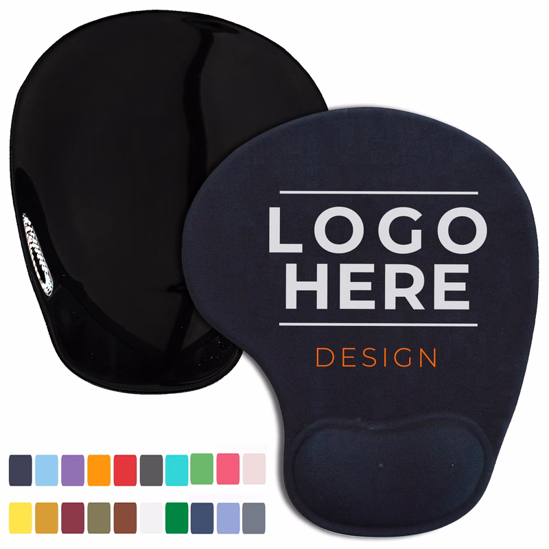 MOQ50 Full Color Silicone Wrist Rest Mouse Pad