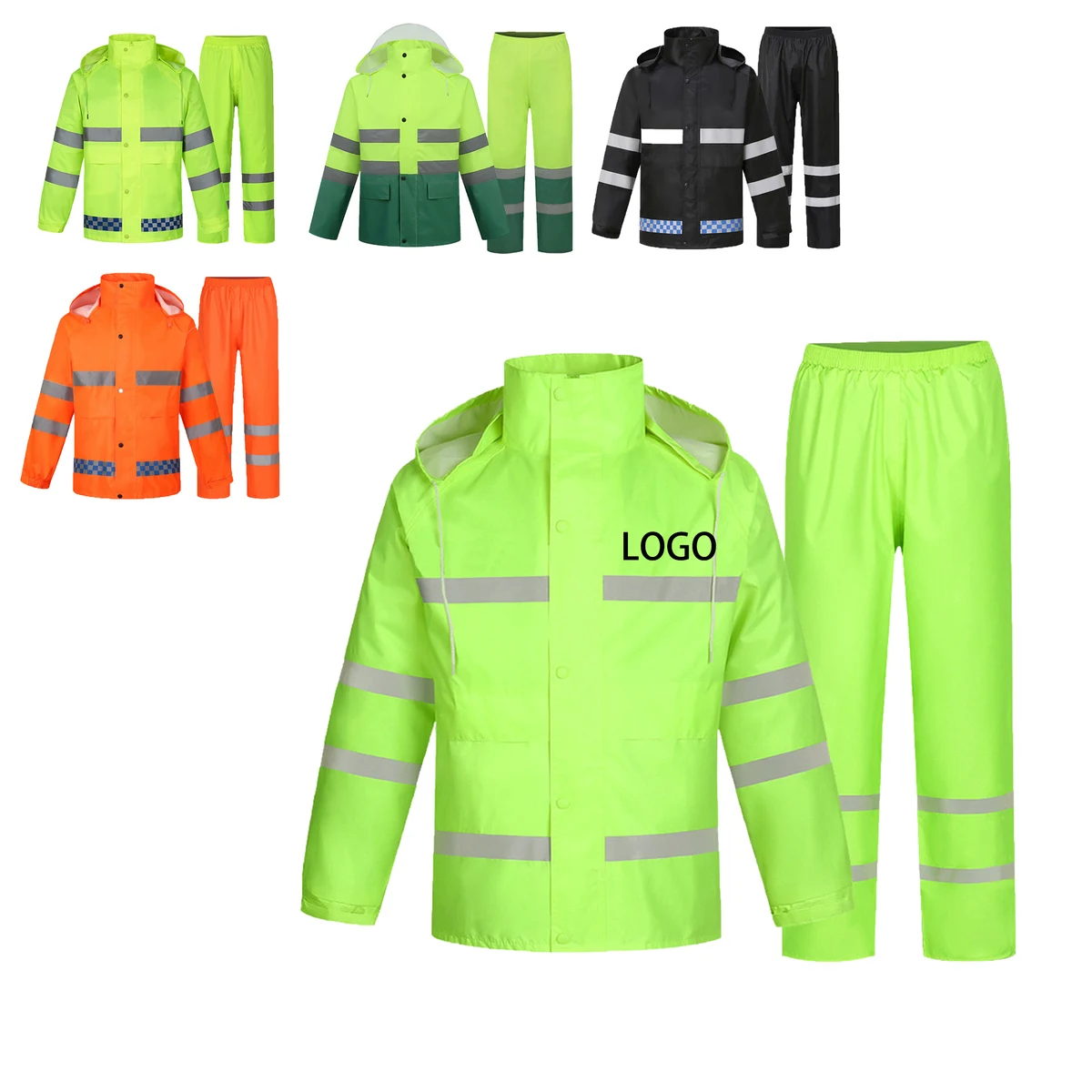 Multi-Pocket Reflective Suit 1