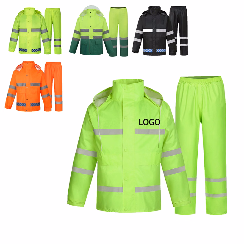 Multi-Pocket Reflective Suit