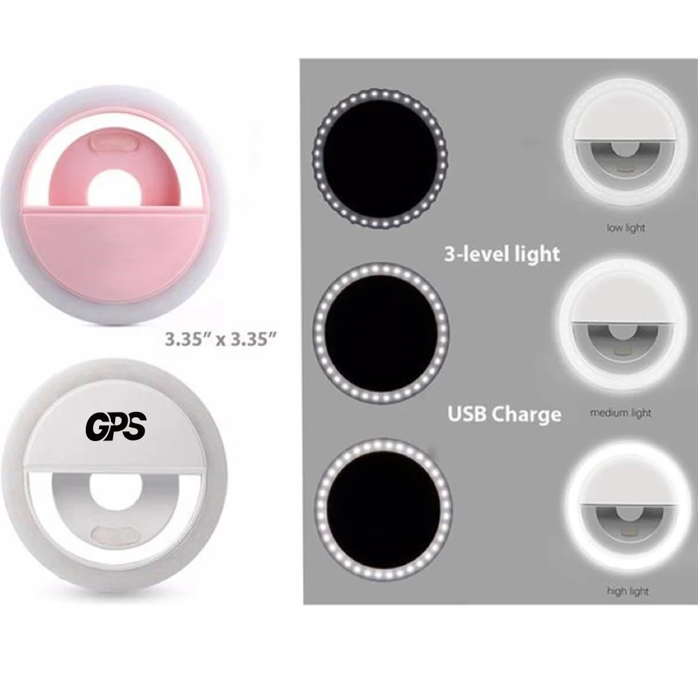 Rechargeable Portable Clip-on Selfie Fill Light 1