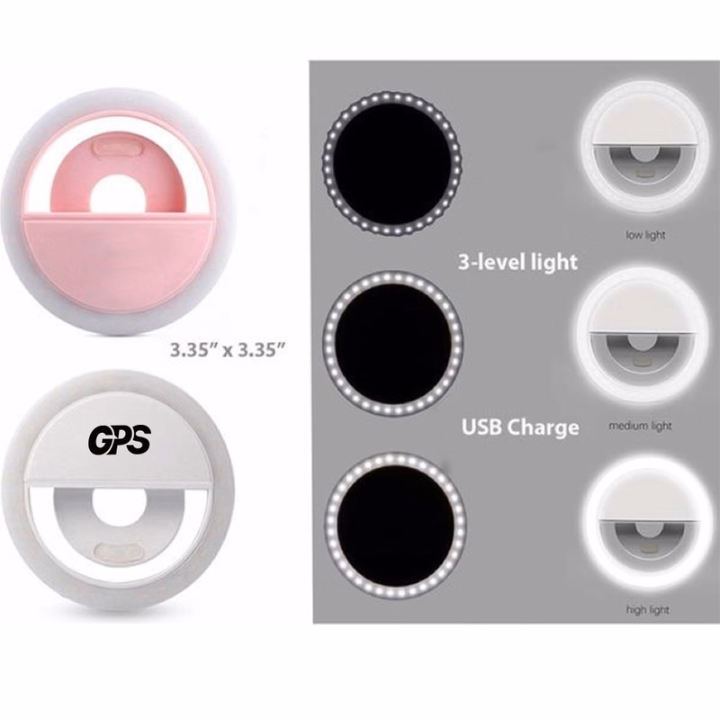 Rechargeable Portable Clip-on Selfie Fill Light