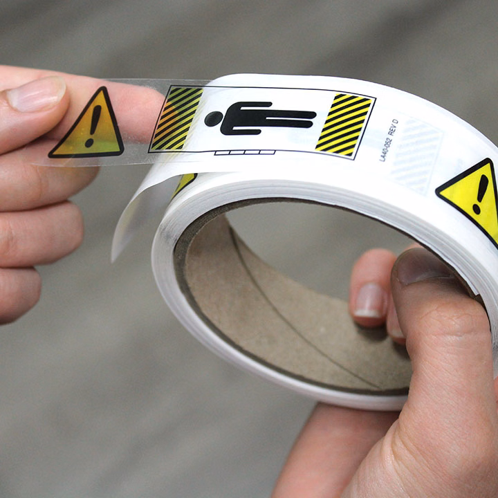Roll Labels (Clear - Permanent)