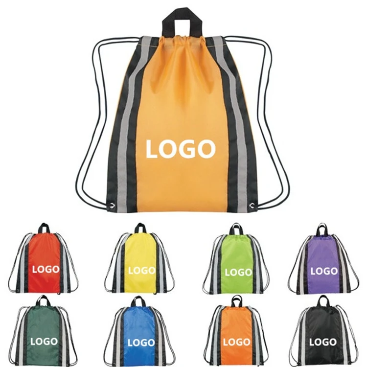 Reflective Drawstring Sports Bag 1
