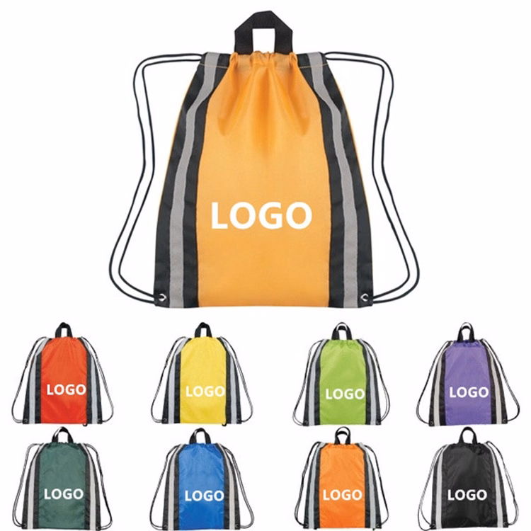Reflective Drawstring Sports Bag