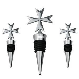 Elegant Cross Star Shaped Wine Cork Bottle Stopper 1