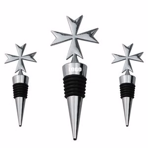 Elegant Cross Star Shaped Wine Cork Bottle Stopper