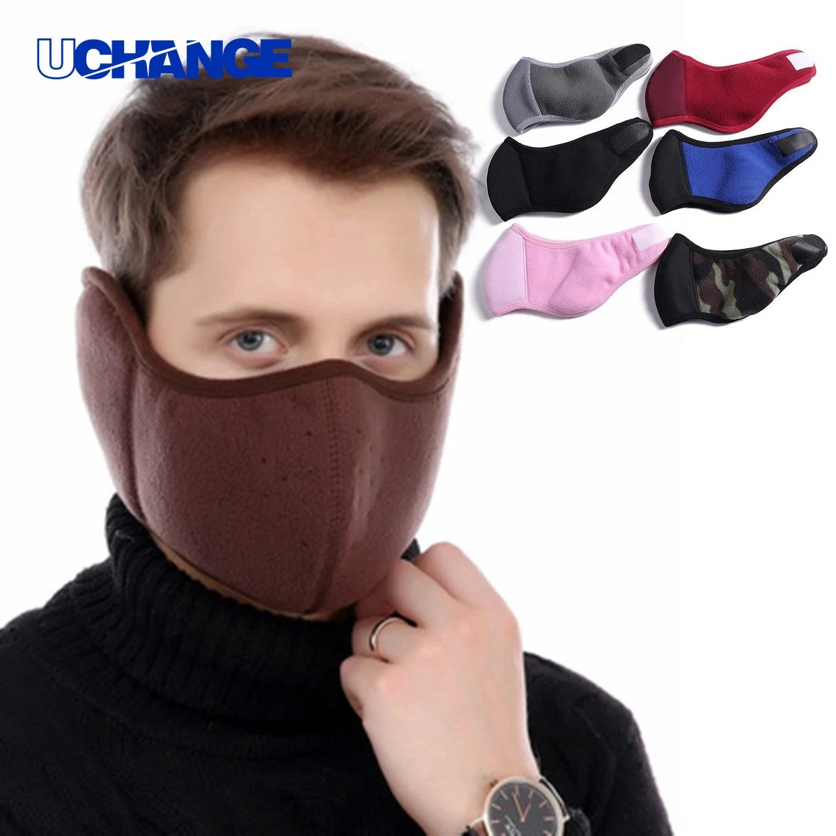Cycling Windproof Warm Earmuff Face Mask 1