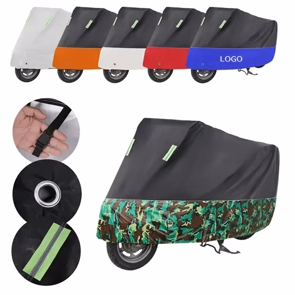 Waterproof Motorcycle Cover with Sun Protection Rain Shield