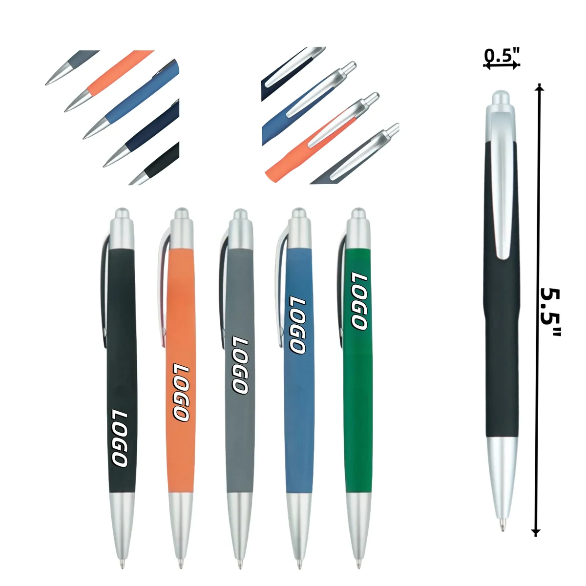 Business Gift Color Spray Glue Ballpoint Pen 1