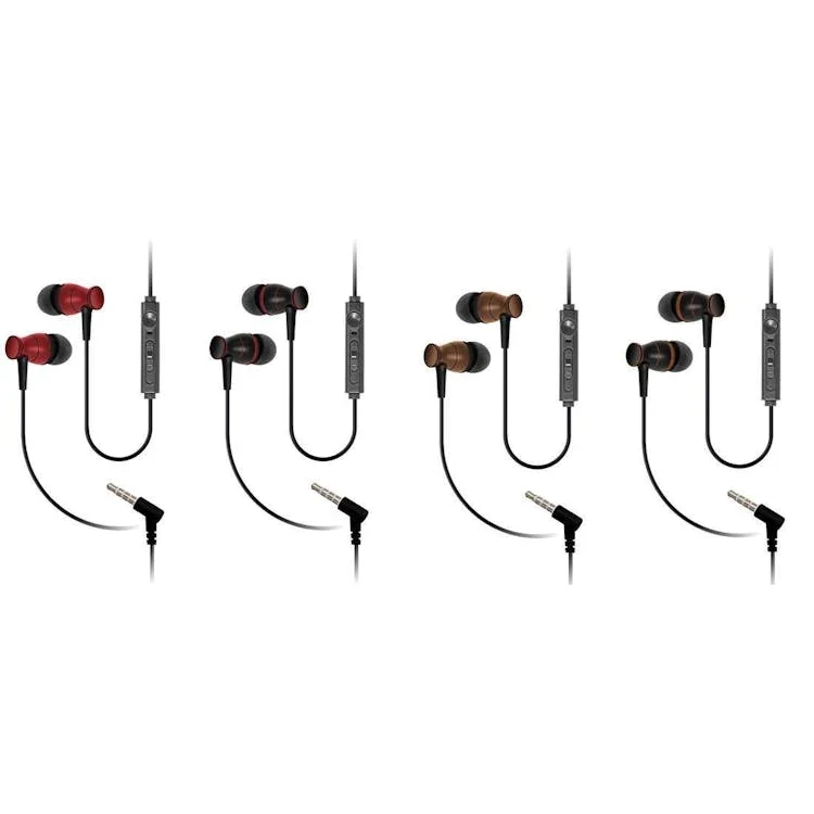 Metal Wired Earbuds - Assorted Colors 1