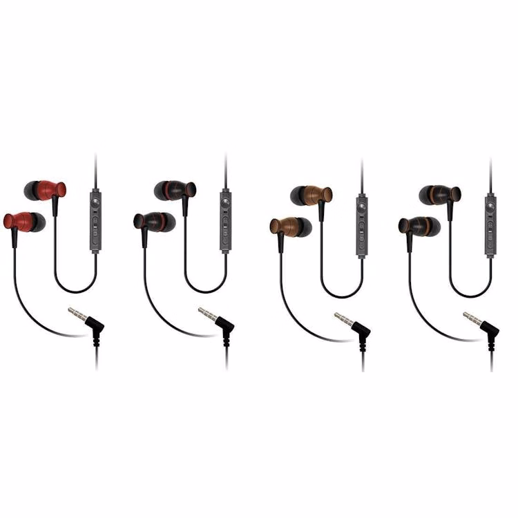 Metal Wired Earbuds - Assorted Colors