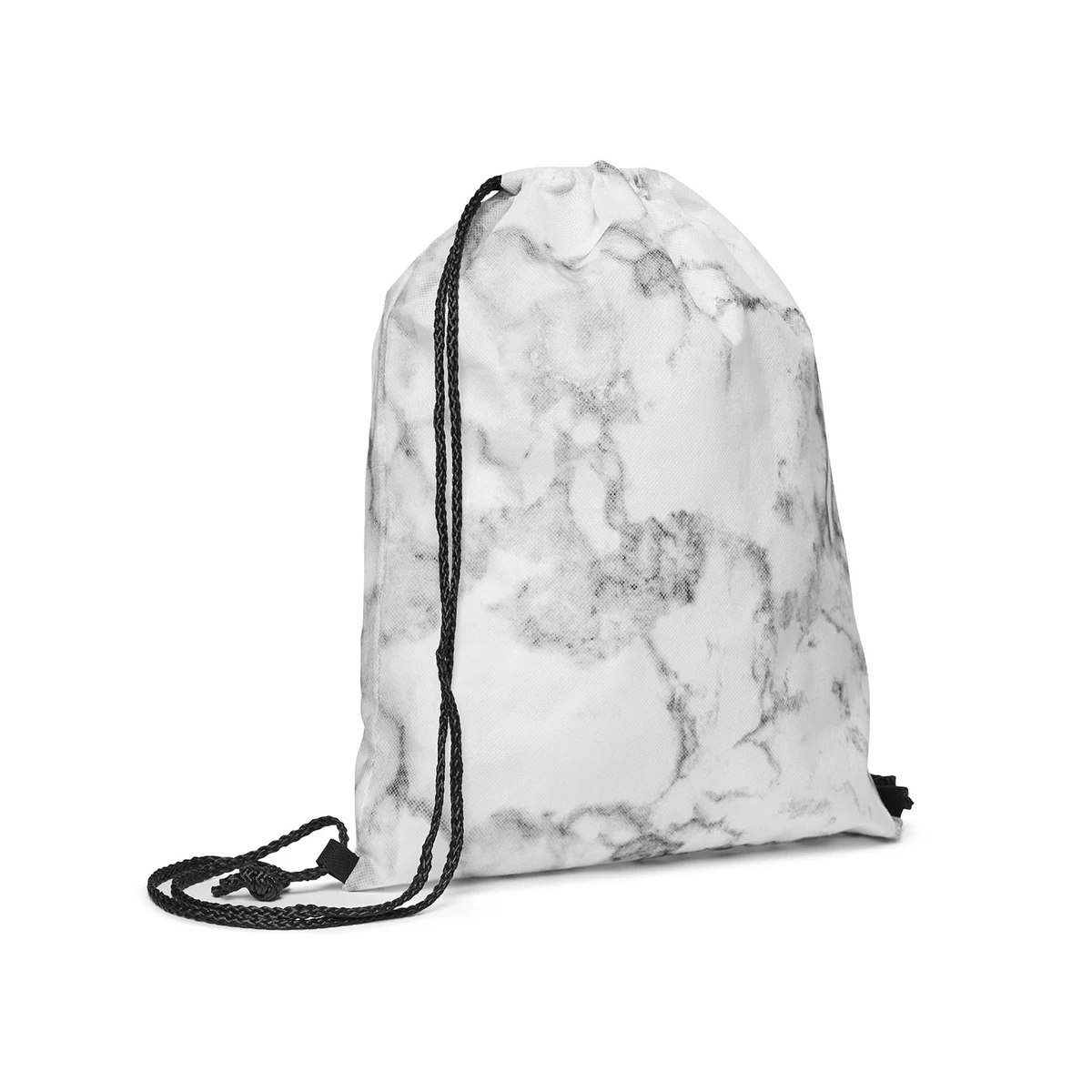 Marble Non-Woven Drawstring Bag 1