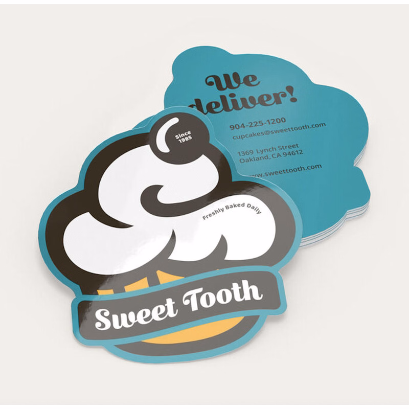 Die-cut Business Cards